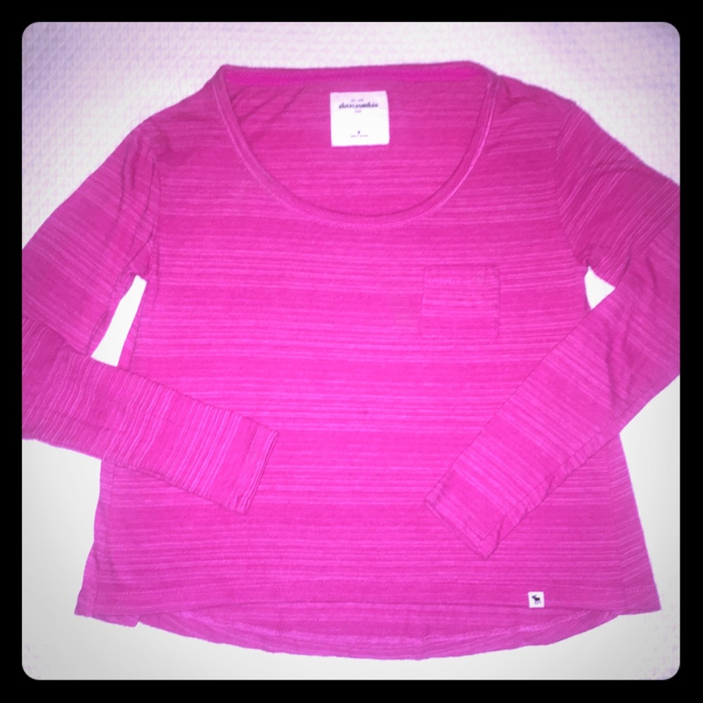 👄NEW PRICE👄ABERCROMBIE KIDS TOP  HIGH LOW MED